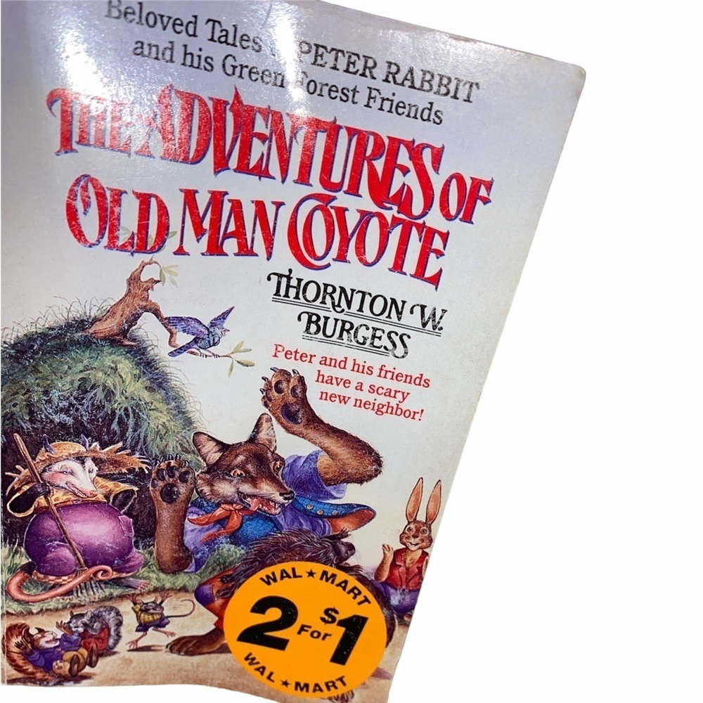 Vintage book Adventures of Old Man Coyote book